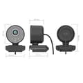 Miniatyrbillede 3 af 3: Midland Follow-U-webkamera, C1522, roterende webcam i elegant design til smart arbejde med live-sporingssystem, indbygget mikrofon, fuld HD: 1080p, ko