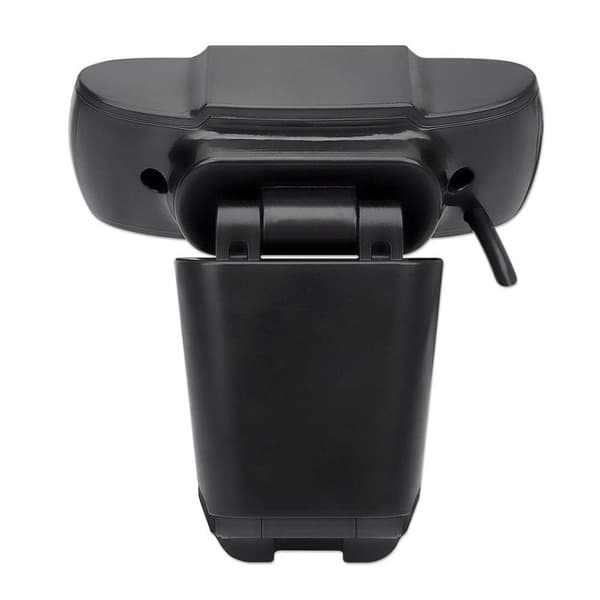 Manhattan USB-webkamera, to megapixel, 1080p Full HD, USB-A, integreret mikrofon, justerbar klipsbase, 30 billeder pr. sekund, sort, æske - webkamera