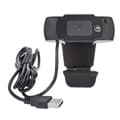 Miniatyrbillede 7 af 10: Manhattan USB-webkamera, to megapixel, 1080p Full HD, USB-A, integreret mikrofon, justerbar klipsbase, 30 billeder pr. sekund, sort, æske - webkamera