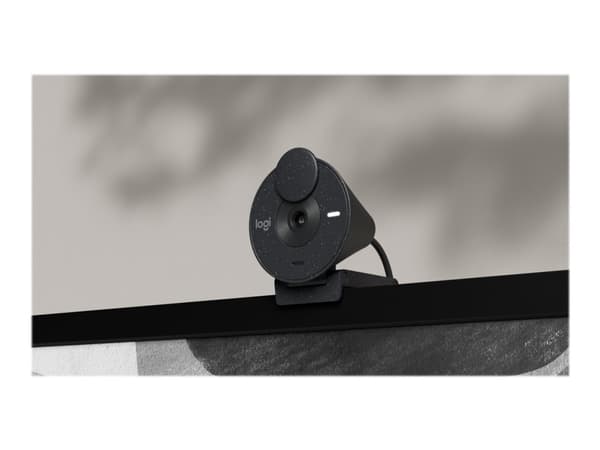 Logitech BRIO 300 - Webkamera - Full HD - 1920 x 1080 - innebygd mikrofon - USB-C - Grafitt
