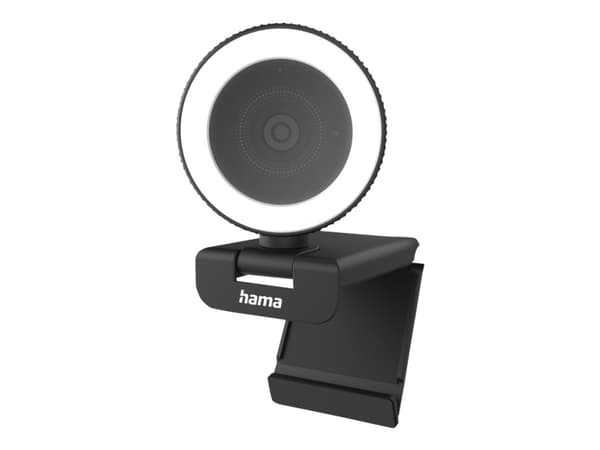 Hama "C-800 Pro" - Webbkamera - färg - 4 MP - 2560 x 1440 - 720p, 1080p - ljud - USB 2.0