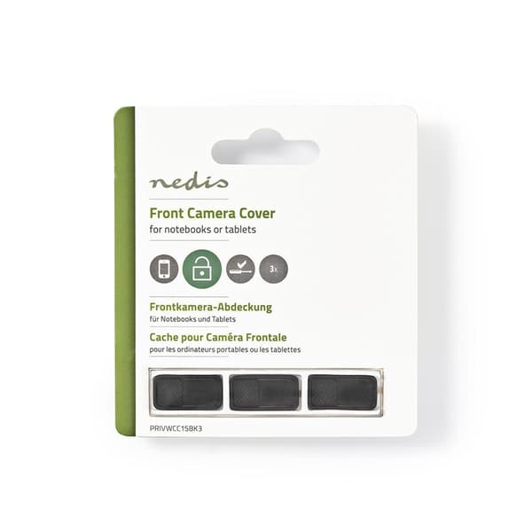 Nedis Webcam Cover | Brugt til: Notebook | Plastik | Klæbemiddel på bagsiden | 1 stk