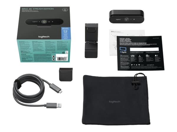 Logitech BRIO STREAM 4096 x 2160 webkamera