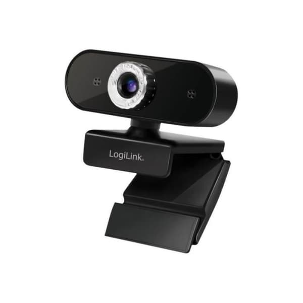 Webbkamera - Logilink - Full HD - Integrerad mikrofon - Luta och rotera - USB