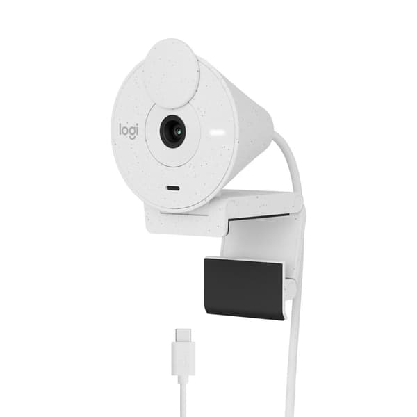Logitech Brio 300 webcam 2 MP 1920 x 1080 pixels USB-C Hvid