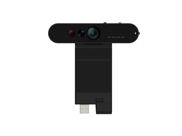 Lenovo ThinkVision MC60 (S) - Webbkamera - färg - 1920 x 1080 - 1080p - ljud - USB 2.0 - MJPEG, YUY2