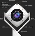 Miniatyrbild 7 av 11: j5create JVCU360-N 360° All Around webbkamera