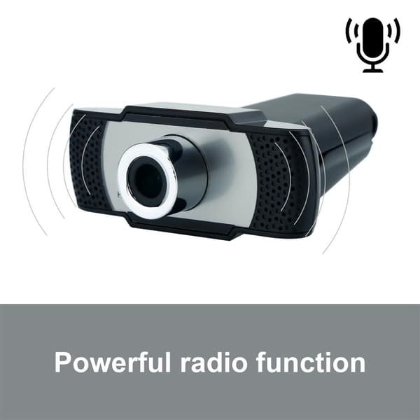 Webcam 1080P med mikrofon USB 2.0
