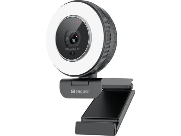 Sandberg Streamer USB Webcam Pro Elite - 2560 x 1440 pixels - 60 fps - 1920x1080@60fps - 2560x1440@30fps - 480p - 720p - 1080p - 1440p - Auto - H.264