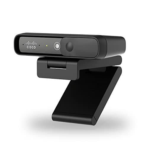 Cisco Webex skrivebordskamera - Webcam - Farve - 1080p - Lyd - USB-C - MJPEG, YUY2, NV12 Sort