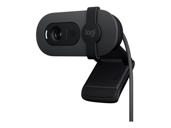 Logitech | BRIO 100 - Webkamera - Full HD - 1920 x 1080 - innebygd mikrofon - USB-C - Grafitt