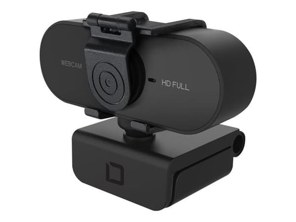 Webbkamera DICOTA PRO Plus Full HD - Färg - 1920 x 1080 - 1080p - ljud - USB 2.0
