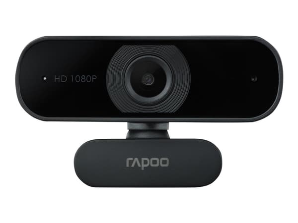 Rapoo XW180 - Nettkamera - farge - 1920 x 1080 - 720p, 1080p - lyd - USB 2.0 - H.264