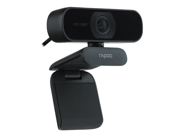 Rapoo XW180 - Nettkamera - farge - 1920 x 1080 - 720p, 1080p - lyd - USB 2.0 - H.264