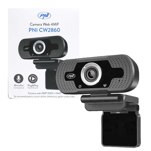 Pni Webcam Cw2860 2k Sort