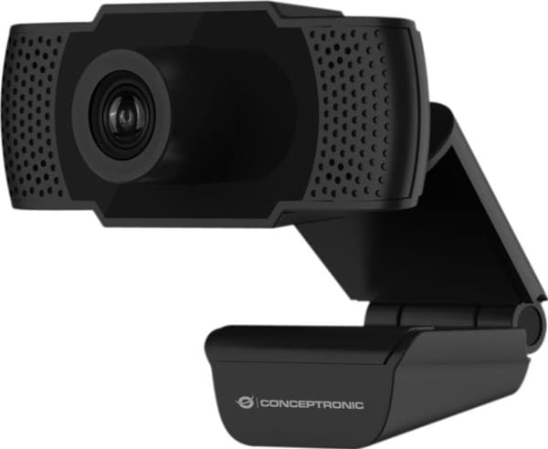 Conceptronic AMDIS01B - Nettkamera - farge - 2 MP - 1920 x 1080 - 1080p - lyd - USB 2.0 - MJPEG, H.264, YUV
