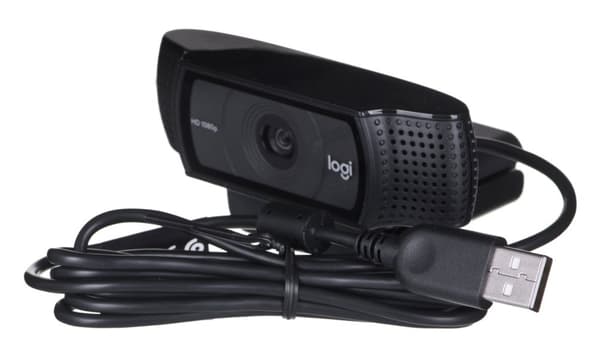 Logitech C920e HD 1080p -verkkokamera 1920 x 1080 pikseliä USB 3.2 Gen 1 (3.1 Gen 1) Musta