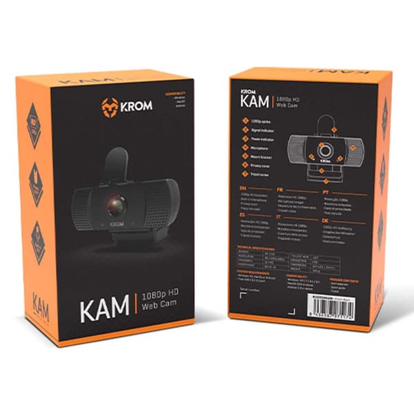 Krom Webcam Nxkromkam Sort