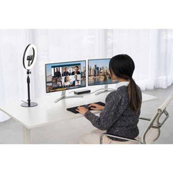 Kensington Metall A 1010 Webcam Webcam Stöd Vit,Svart