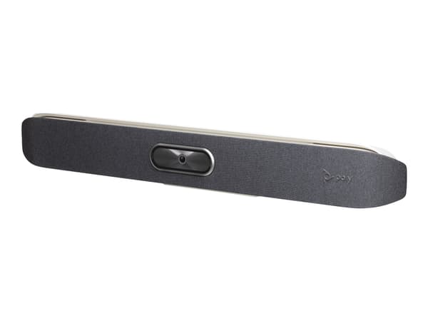 Poly Studio X50 - Alt-i-ett-videobar (Poly TC8-kontroller, videolinje) - Zoom Certified, Certified for Microsoft Teams, Google Meet Certified - svart