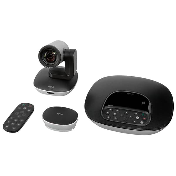 Logitech Ryhmä Meeting Kit -verkkokamera Video Musta
