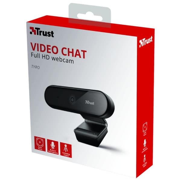 Trust Verkkokamera Tyro Full Hd Musta