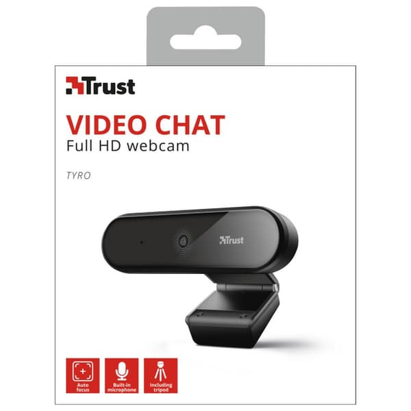 Trust Verkkokamera Tyro Full Hd Musta