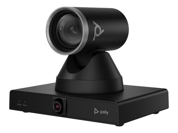 Poly Studio E60 - Konferansekamera - PTZ - farge - 2 x 8 MP - 3840 x 2160 - 4K UHD (3840 x 2160), 2160p - lyd - LAN - USB 3.0 - DC 12 V / PoE Pluss