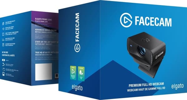Elgato Facecam MK.2 - Webcam - Dead 1080p60 - USB-C - Sort