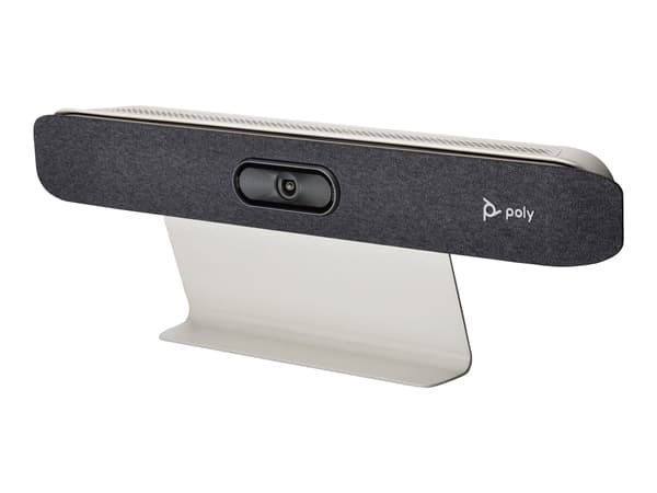 Poly Studio X30 No Radio - Alt-i-ett-videobar - Zoom Certified, Certified for Microsoft Teams, Google Meet Certified - TAA-samsvar Sort, Grå