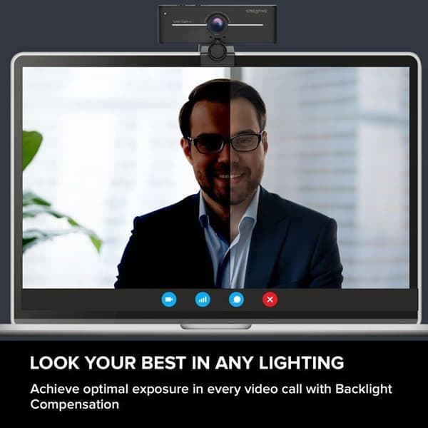 KREATIV WEBCAM USB LIVE! KAM SYNC 4K UHD MED MOTVIKTSAKTION