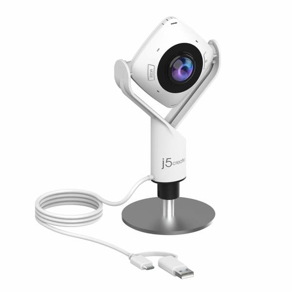 Webcam JVCU360-N Sort, Hvid