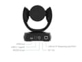 Miniatyrbilde 3 av 5: AVer CAM520 Pro3 - Konferansekamera - PTZ - farge - 8 MP - 1920 x 1080 - motorisert - LAN - USB 3.1 Gen 1 - MJPEG, H.264, YUV, YUV2 - DC 12 V / PoE P
