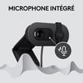 Miniatyrbild 5 av 6: Logitech Brio 100 Full HD-webbkamera med sekretess, automatisk ljuskorrigering, USB-A - grafit