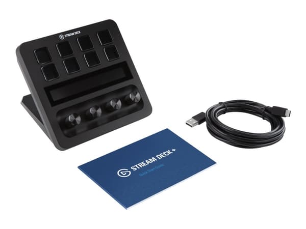 Elgato Stream Deck Plus - Tastegruppe - USB - med Elgato XLR Dock