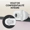 Miniatyrbild 4 av 6: Webbkamera - Full HD 1080p - Logitech - Brio 100 - Integrerad mikrofon - Vit