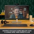 Miniatyrbild 9 av 9: Webbkamera - 4K, Full HD 1080p - Logitech - Brio Stream - 90 FPS - Autofokus - Mikrofon - Svart