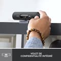 Miniatyrbild 6 av 6: Logitech Brio 500 webbkamera HD-webbkamera med dubbla brusreducerande mikrofoner - grafit