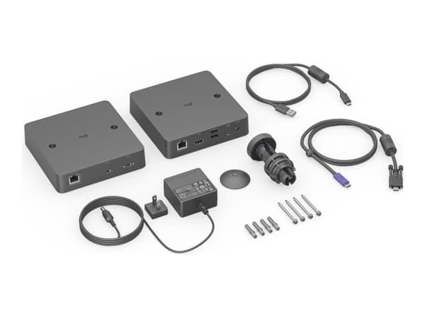 Logitech Extend - Video/lyd-forlenger - USB-C, 10Mb LAN - over CAT 5e/6 - opp til 100 m