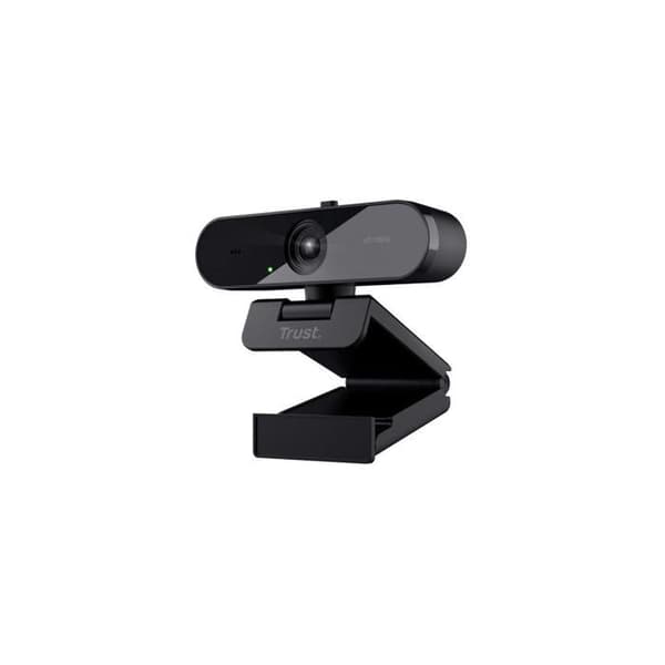 Trust TW-200 Full HD webbkamera - Stödfot och klämma - Svart Svart