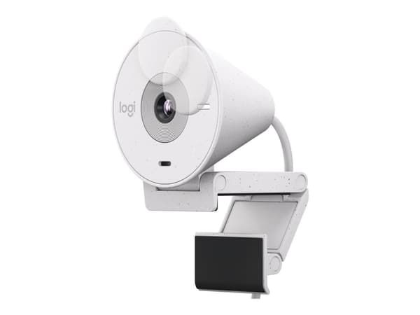 Logitech Brio 300 Full HD webkamera, Off-white Hvit
