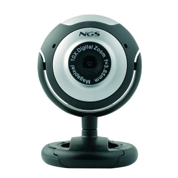 NGS webbkamera - 0.3 Mp - USB 2.0 - 8 interpolerade megapixlar - CMOS-sensor - Mikrofon