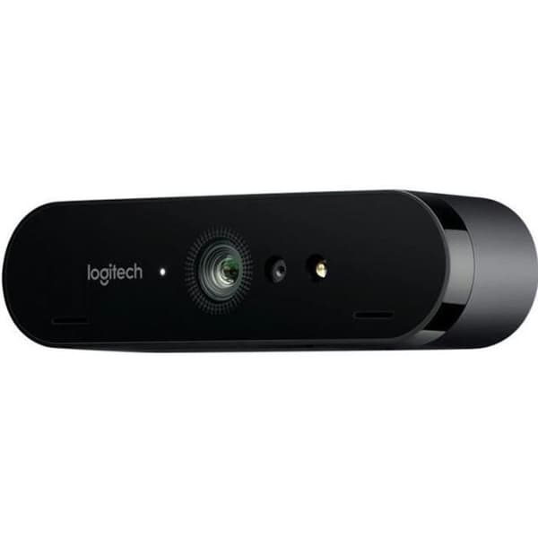 Webbkamera - 4K, Full HD 1080p - Logitech - Brio Stream - 90 FPS - Autofokus - Mikrofon - Svart Svart
