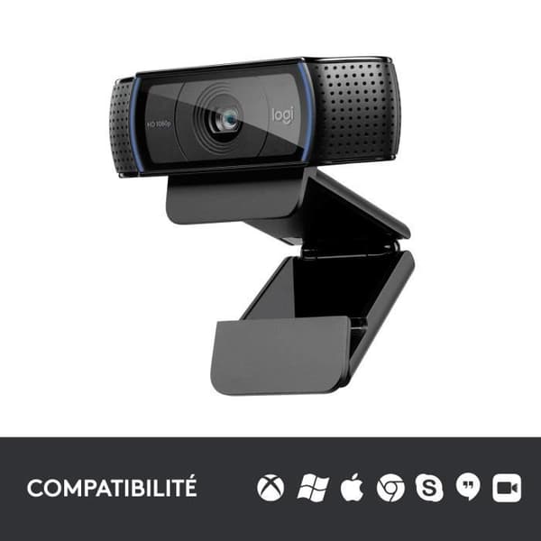 Webbkamera - Full HD 1080p - Logitech - C920