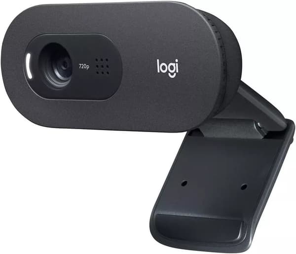 Logitech C505 HD Webcam - Streaming Webcam, 720p HD eksternt USB-kamera - Grå