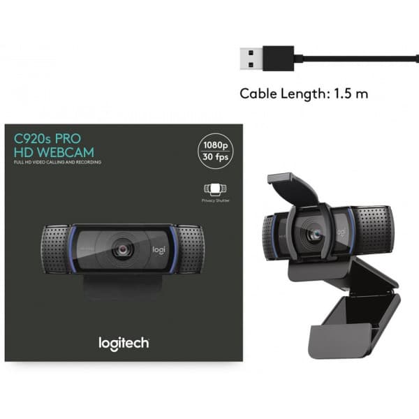 Logitech C920s Pro webbkamera