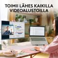 Miniatyrbild 9 av 11: Logitech Brio 100 -webbkamera, rosa