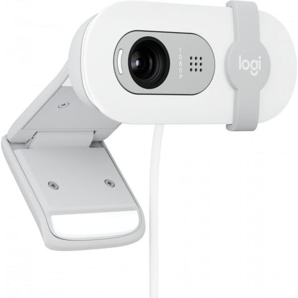 Logitech Brio 100 -webbkamera, vit