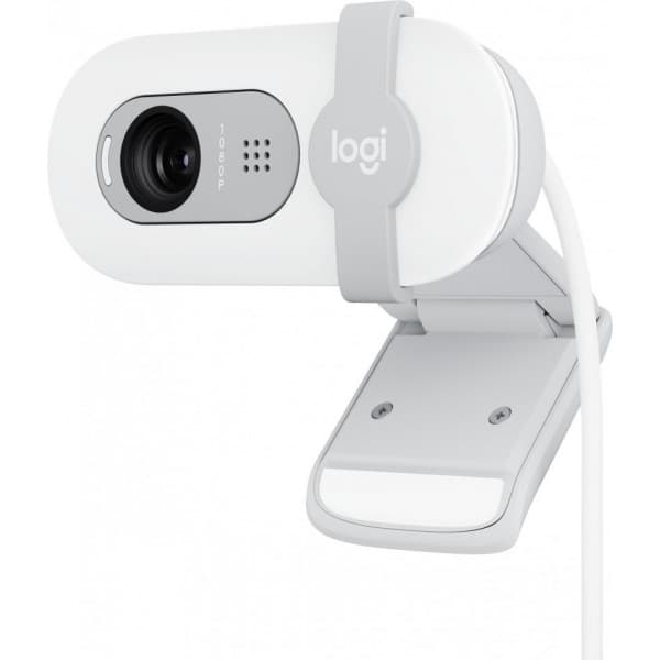 Logitech Brio 100 -webbkamera, vit