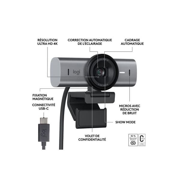Logitech MX Brio webbkamera de col